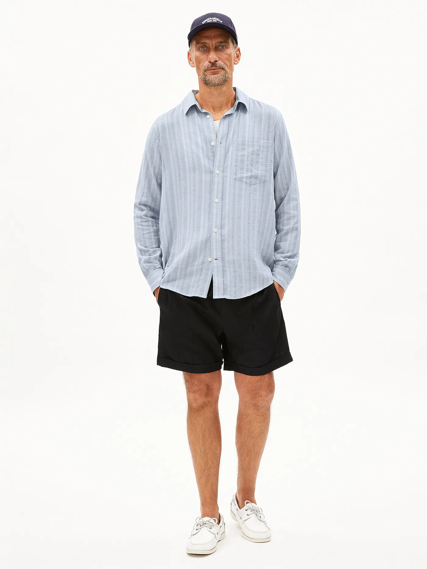 ARMEDANGELS | Overshirt FLAAVIEN STRIPES | 